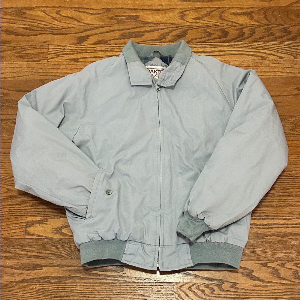 Vintage Retro Oakton LTD Quilted Bomber Jacket Mens Medium